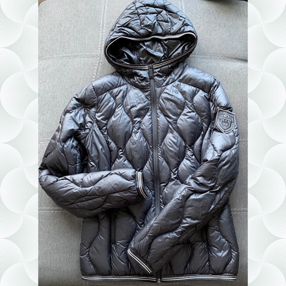 bcbgeneration ultra lightweight packable down jacket